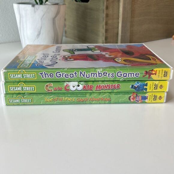 Sesame Street 3 DVD learning bundle. Preschool. - Picture 2 of 9